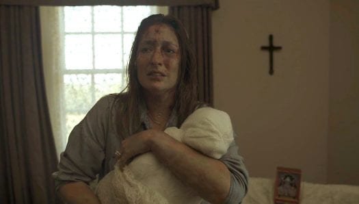 Charlie Blackwood as Rachel Hopkins in Lionsgate's horror thriller Matriarch