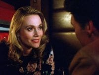 Peggy Lipton as Norma Jennings and Everett McGill as Big Ed Hurley have a discussion in a scene from the pilot episode of 'Twin Peaks', 1990. (Photo by CBS Photo Archive/Getty Images)