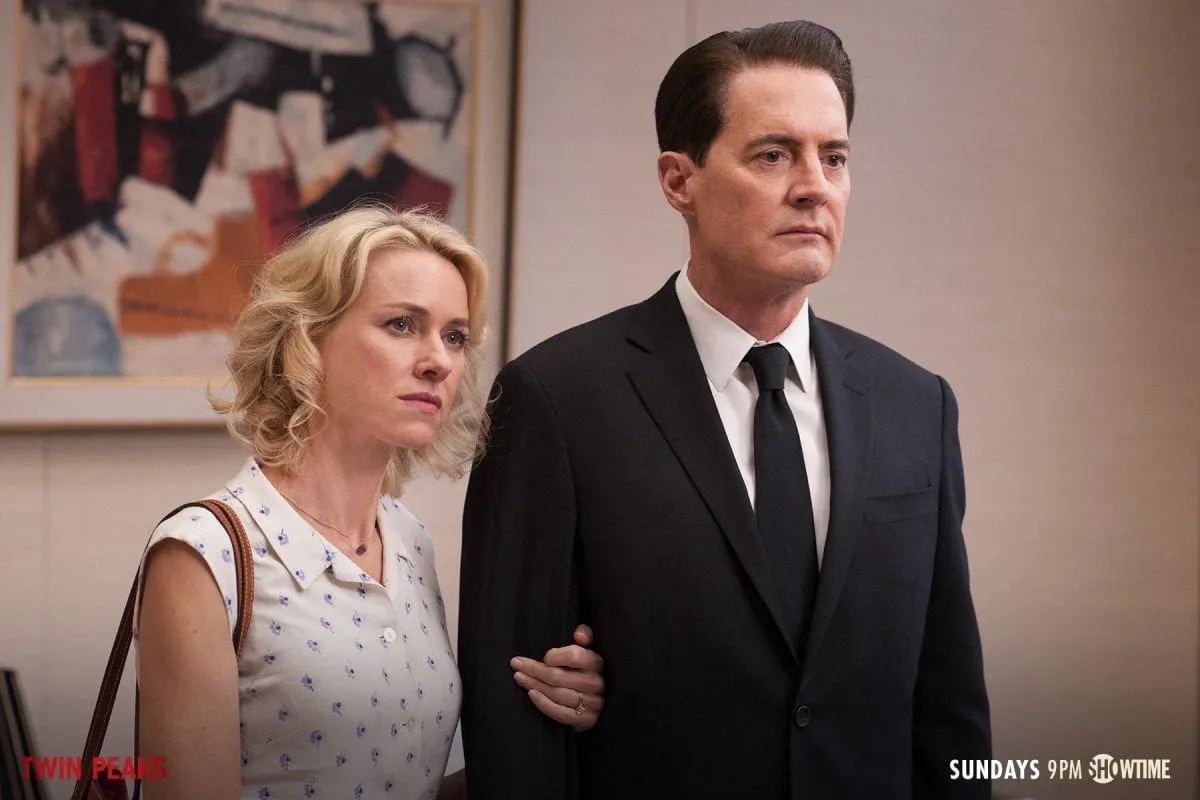 Janey E and Dougie lock arms