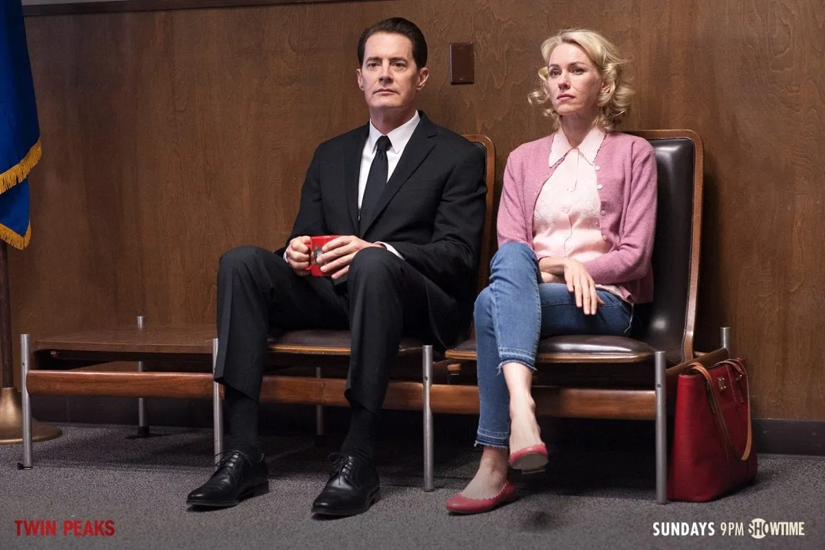 Dougie and Janey-E waiting at the police station in Las Vegas