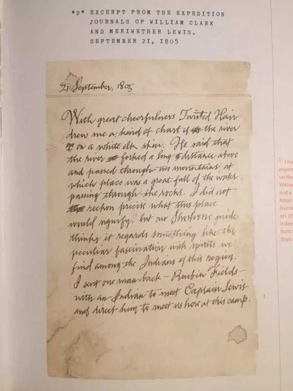 excerpt from Meriweather's diary in Secret History of Twin Peaks