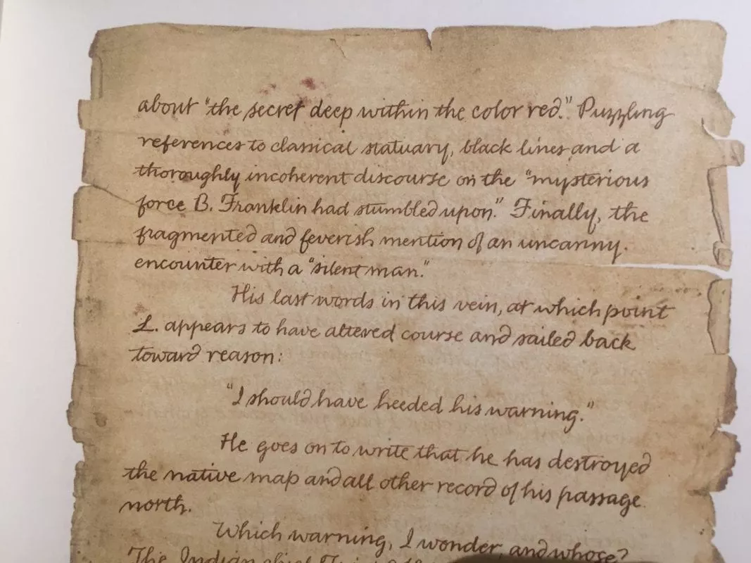 excerpt from Meriweather's diary in Secret History of Twin Peaks