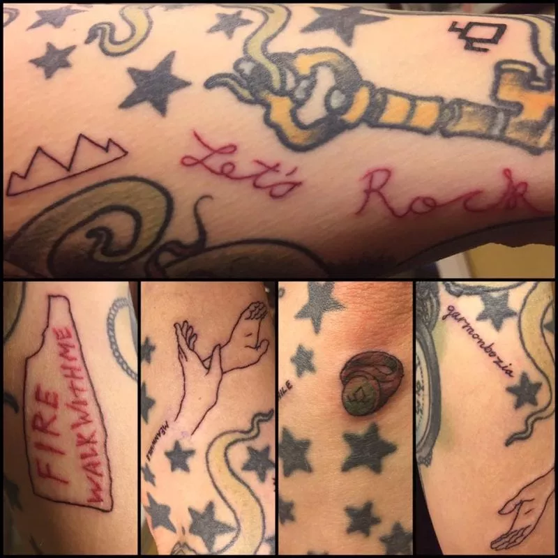 Gisela's Twin Peaks tattoos