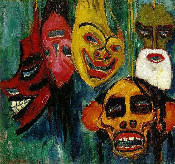 Mask Still Life III (Nolde)