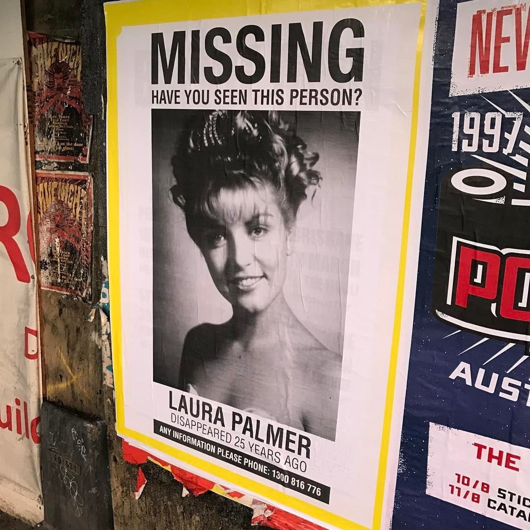 Laura Palmer missing posters