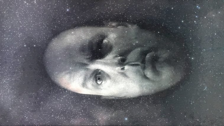 Major Briggs' head floats through space