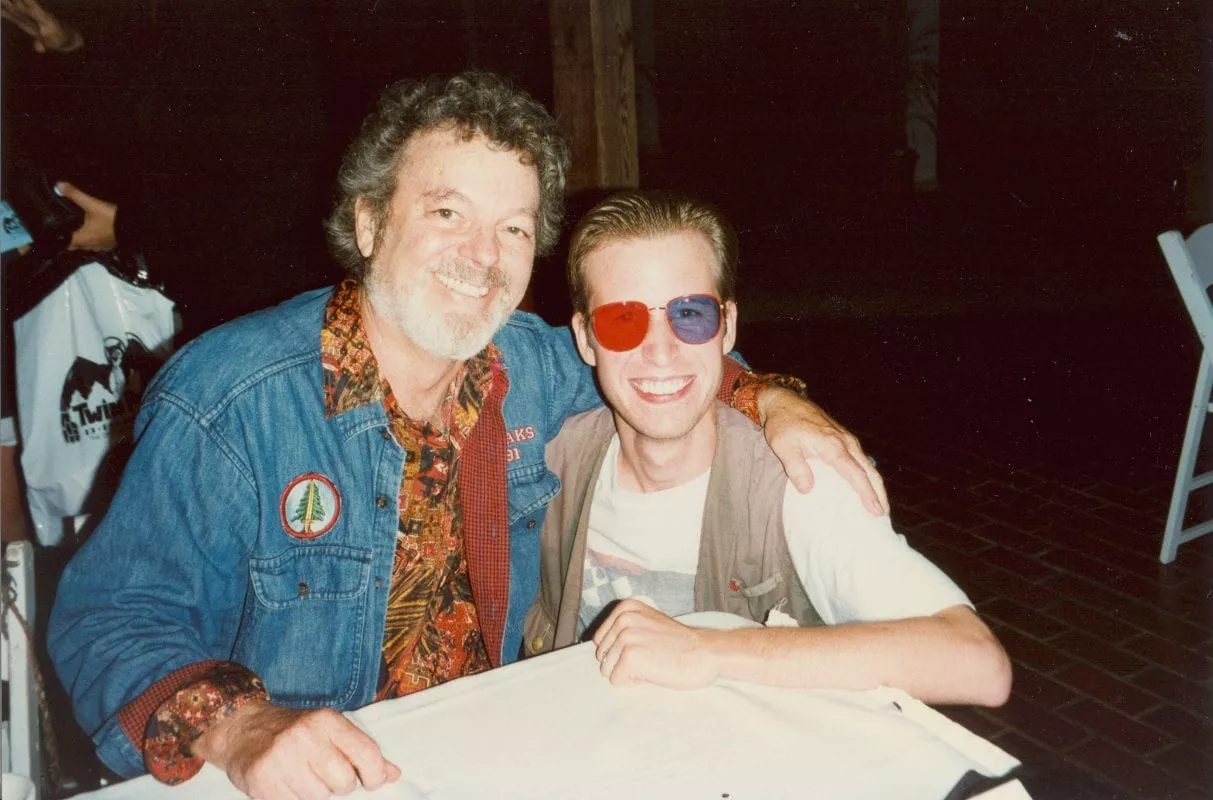 Steven Miller With Russ in 1996