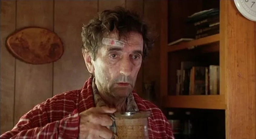 Carl Rodd in his trailer