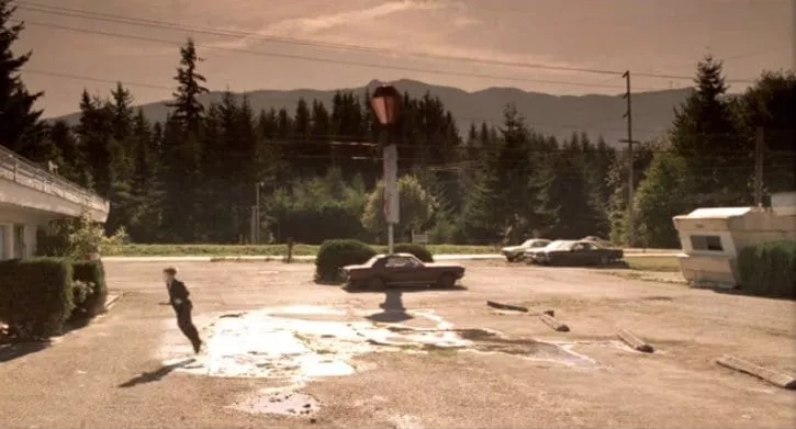 The Red Diamond Motel car park