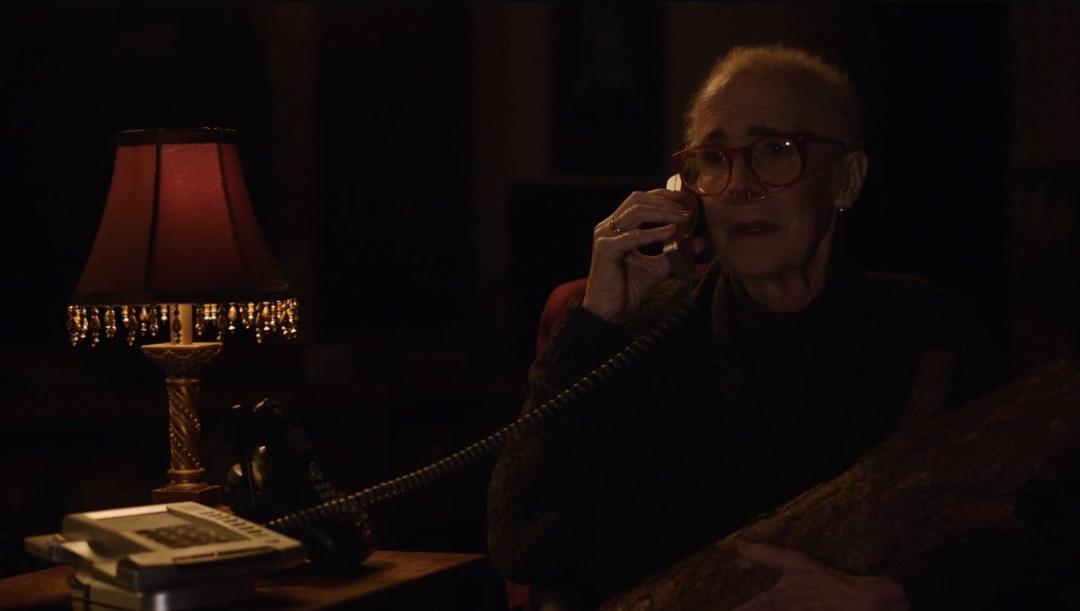 Margaret speaks to Hawk on the phone