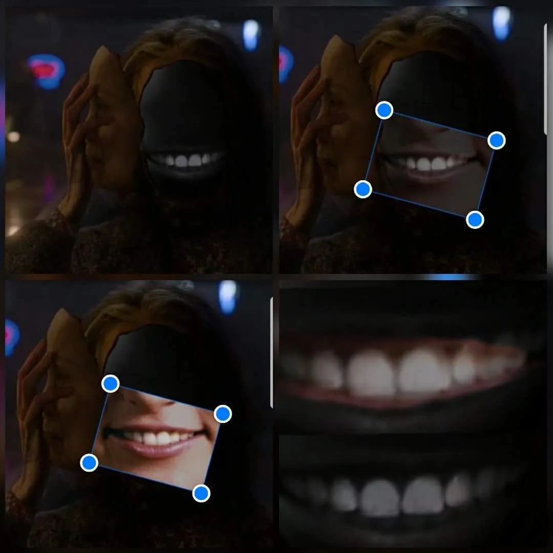 Laura's smile seen in the face of Sarah Palmer Laura's smile seen in the face of Sarah Palmer