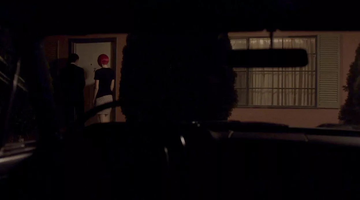 diane entering the room at the pearblossom motel odessa