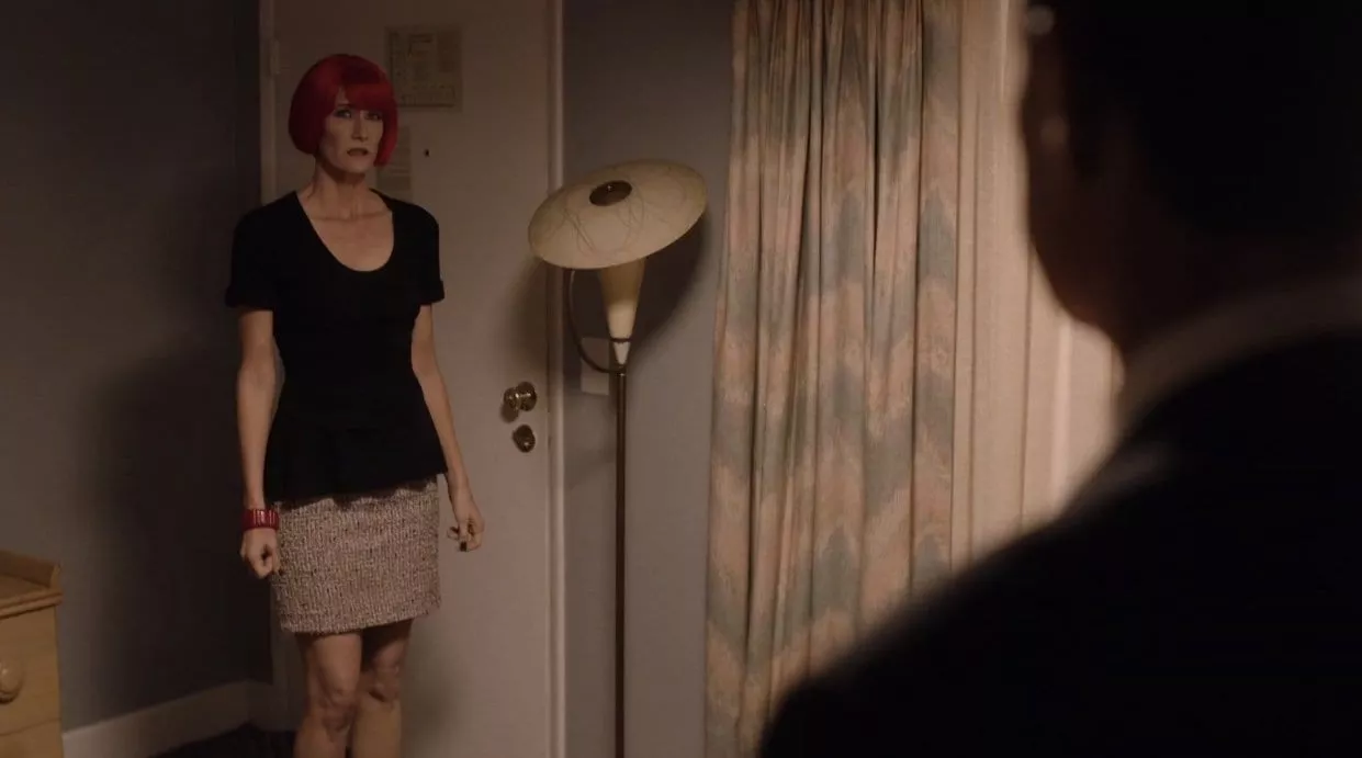 Diane and Cooper in the pearblossom motel room