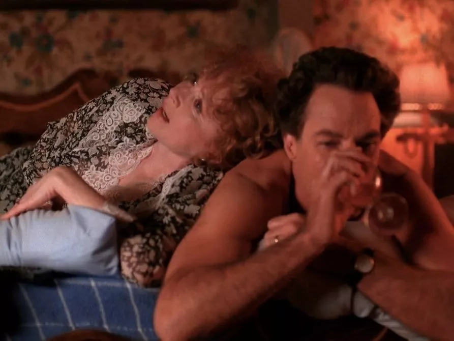 Ben and Catherine at Timber Falls Motel Twin Peaks