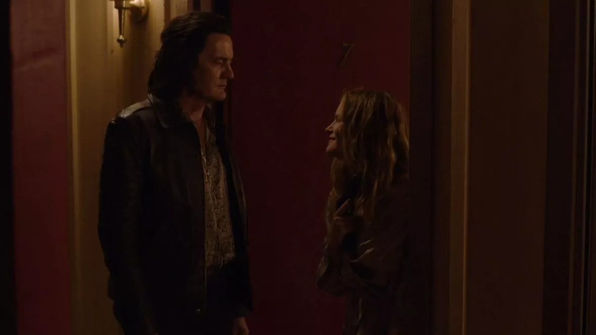 Mr C and Chantal at a South Dakota motel