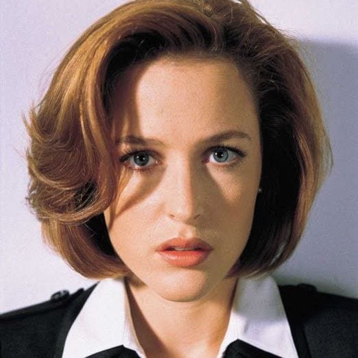Dana Scully played by Gillian Anderson