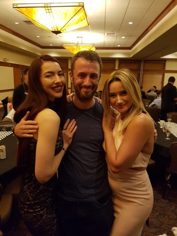 Keith, Chrysta Bell, and Amy Shiels at the 2017 Twin Peaks Festival