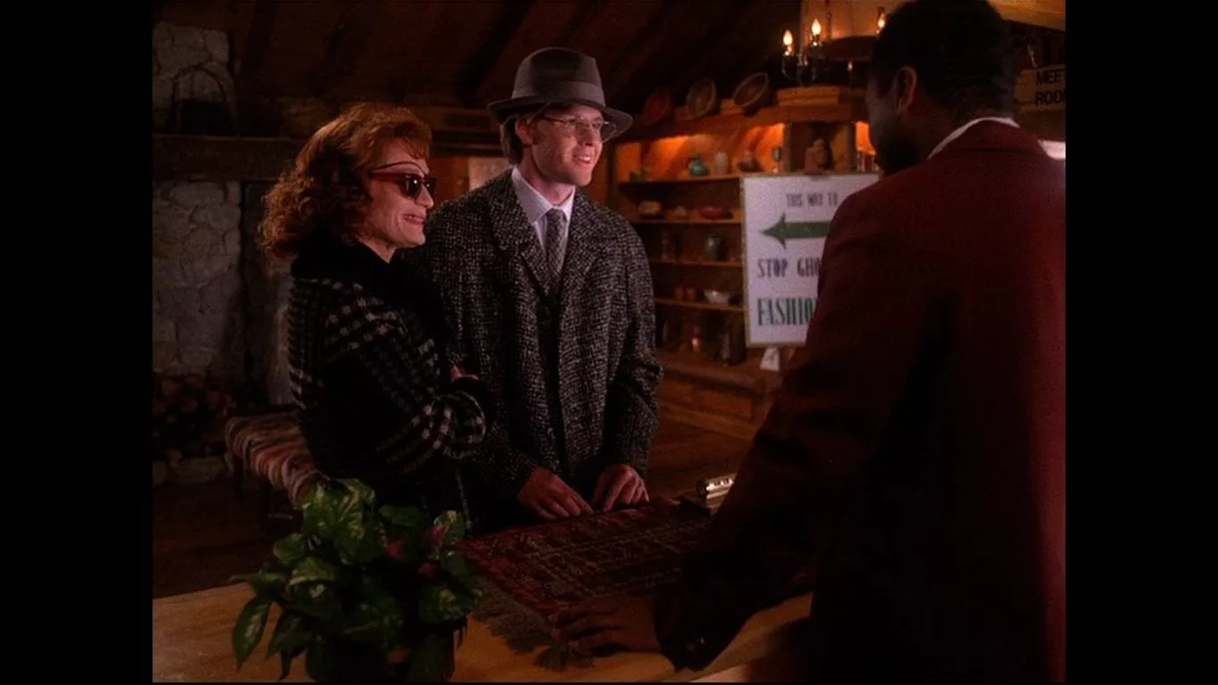 Nadine and Mike in disguise at the Great Northern