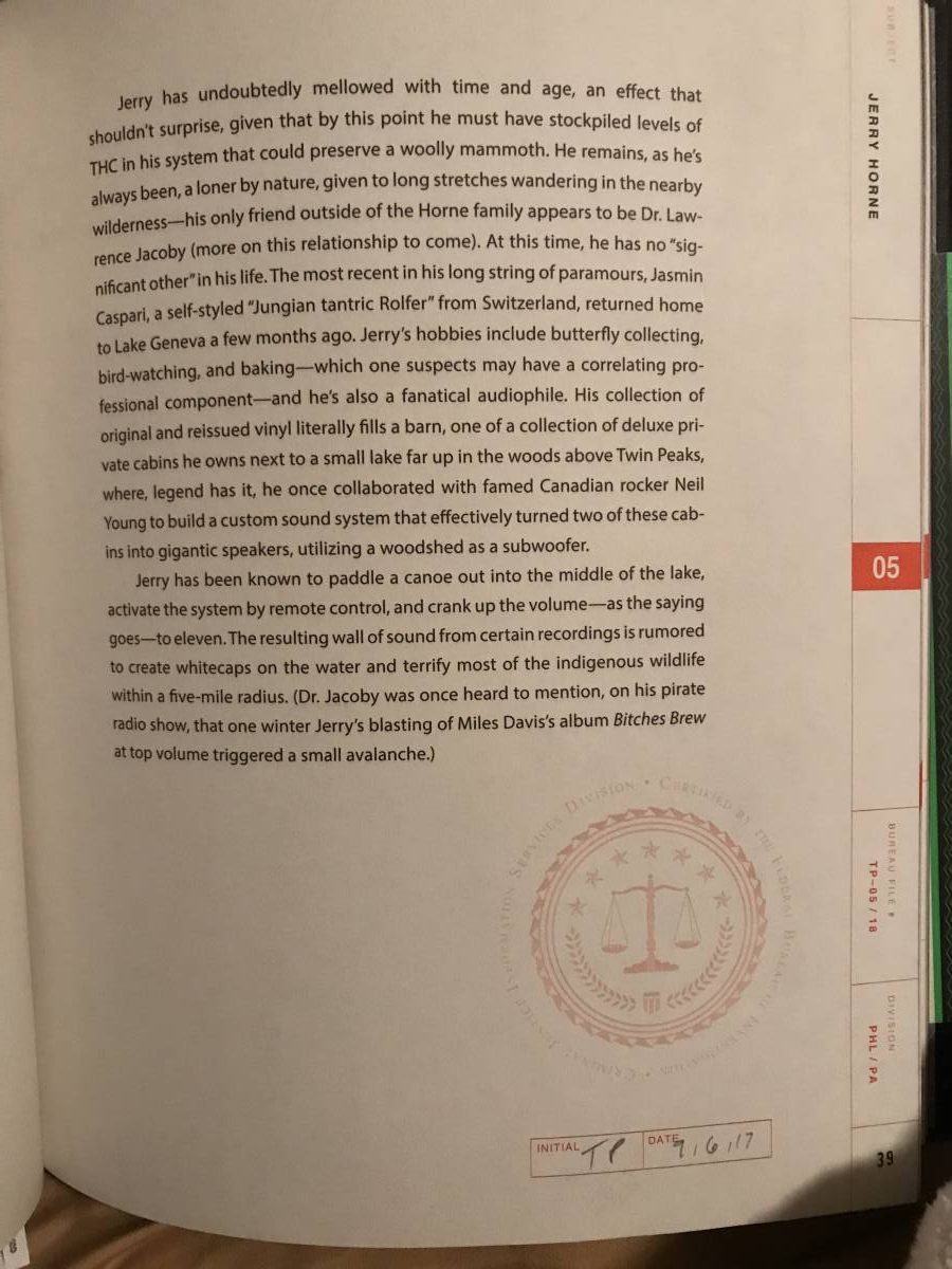 An chapter-ending page always has an FBI official seal stamp in red near the agent’s signature and date.