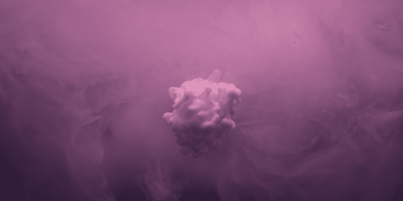 A cluster of smoke in the mauve world