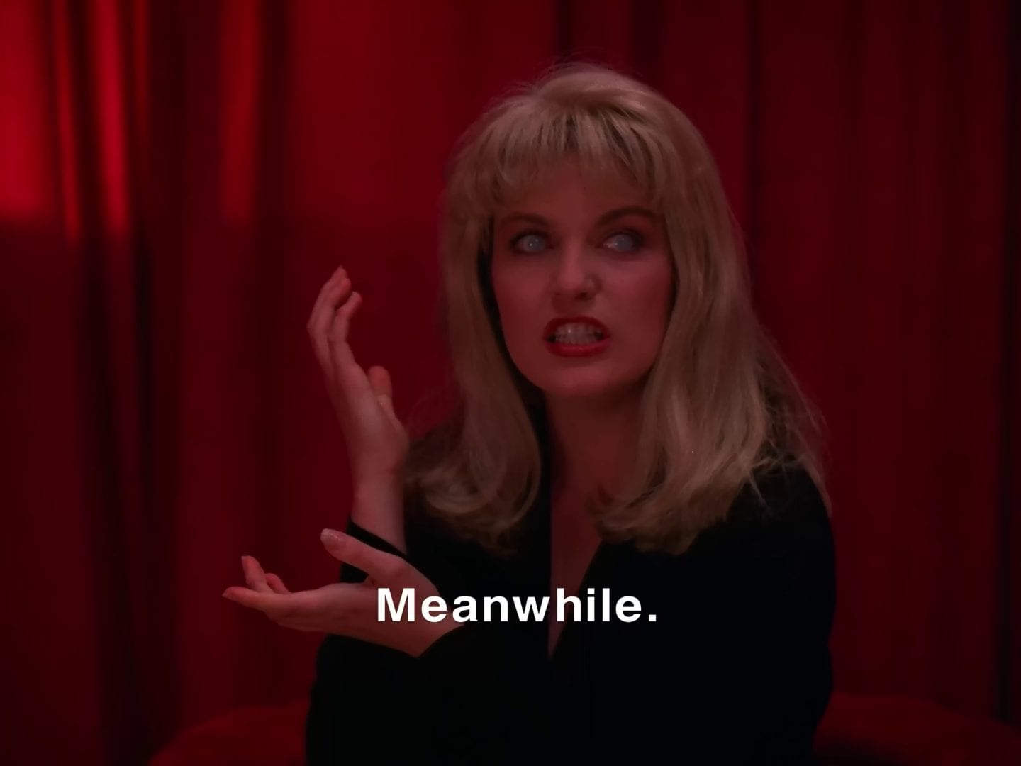 Laura Palmer doppelganger says meanwhile