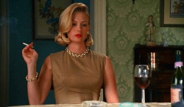 Betty Draper played by January Jones in Mad Men