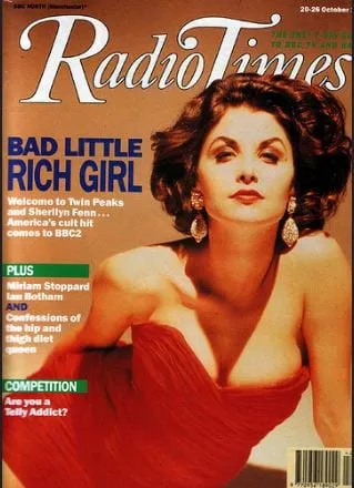 radio times cover with Audrey Horne/Sherilyn Fenn radio times cover with Audrey Horne/Sherilyn Fenn
