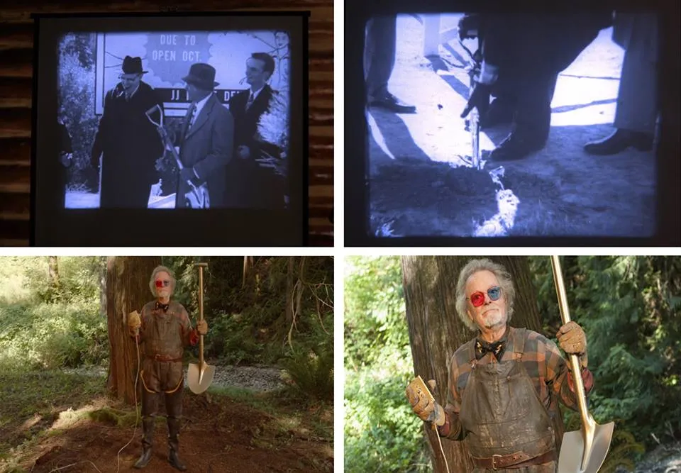 Ben and Jerry's father dig with a golden shovel, Dr Amp advertises his golden shovel