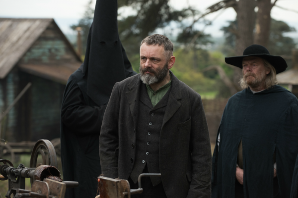 Michael Sheen as Prophet Malcolm in the Netflix Horror, Apostle