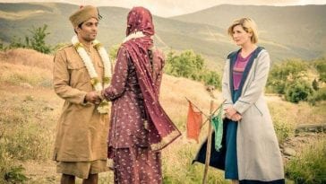 The Thirteenth Doctor blesses a marriage.