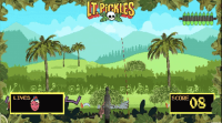 LT. Pickles video game from episode 9 of Showtime's KIDDING.
