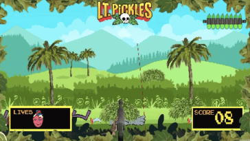 LT. Pickles video game from episode 9 of Showtime's KIDDING.
