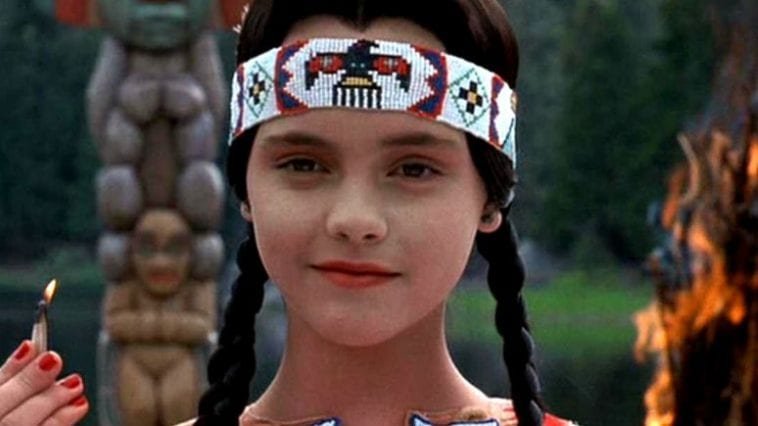 Christina Ricci is Wednesday Addams in The Addams Family Values