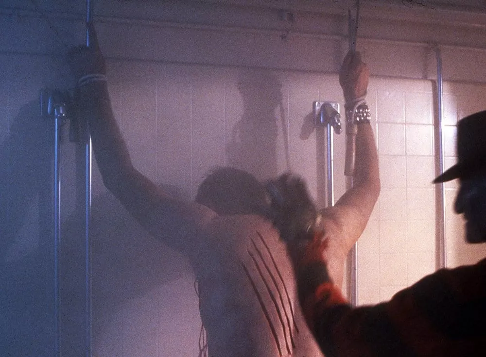 The infamous A Nightmare on Elm Street shower scene