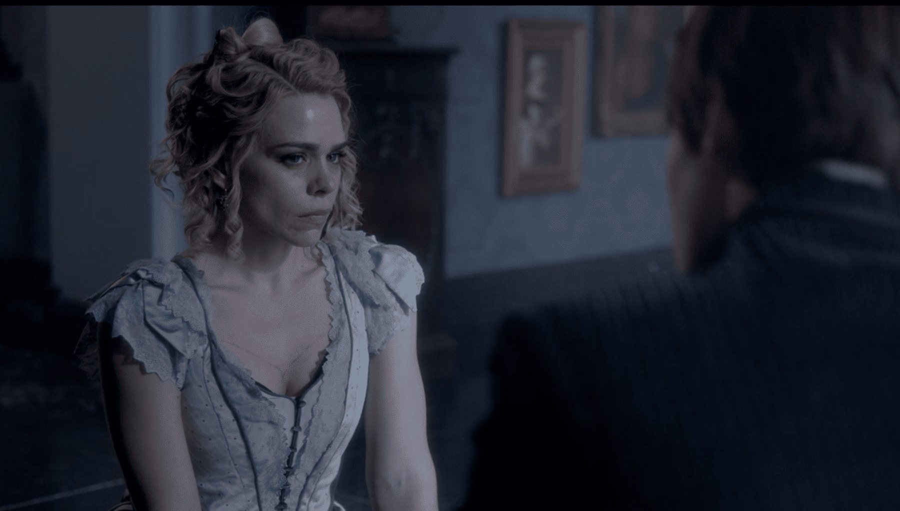 Lily (Billie Piper) says her goodbyes to Dorian Grey (Reeve Carney) in the Season 3 Finale of Penny Dreadful