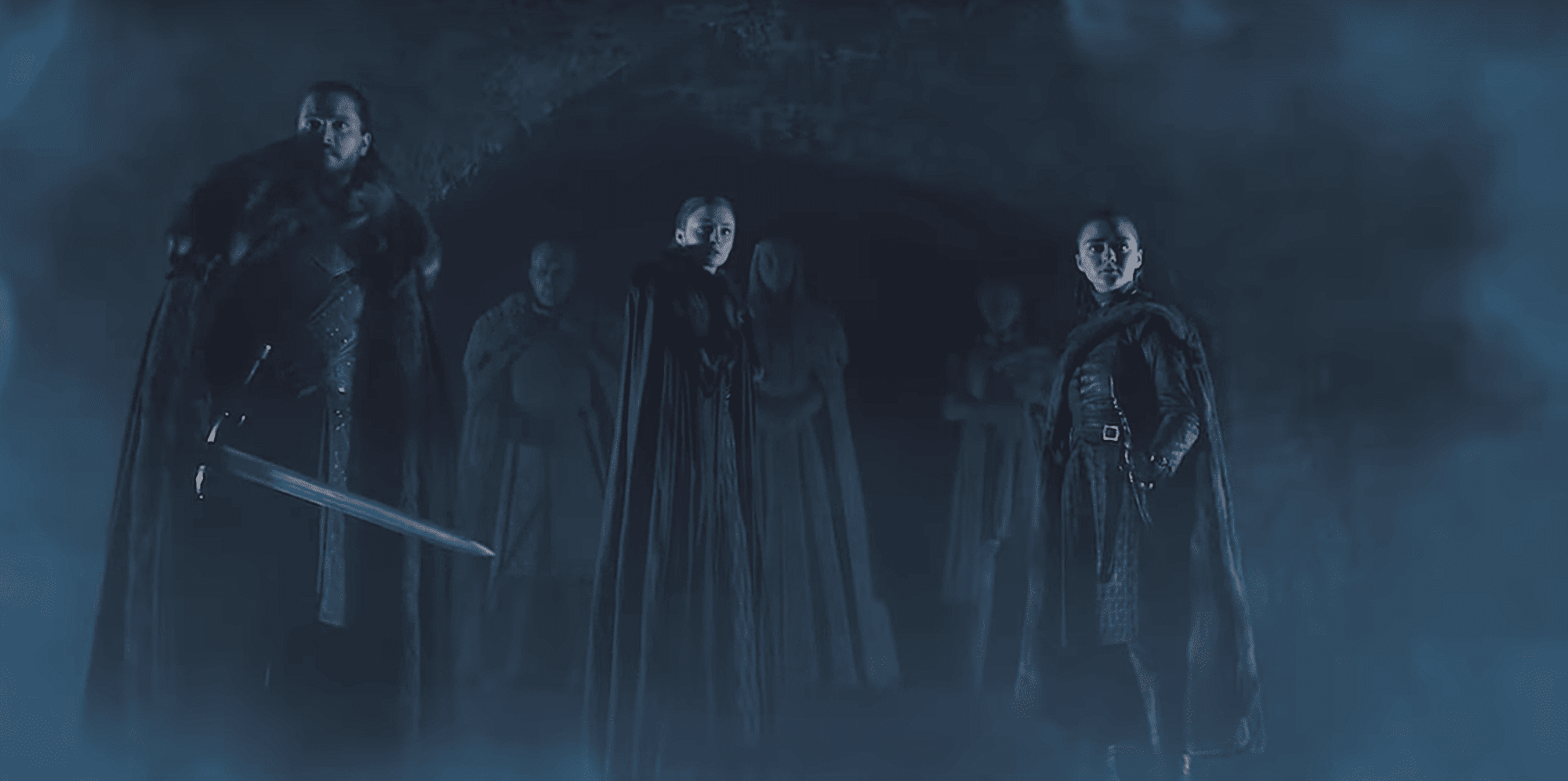 Jon Snow, Ayra & Sansa Stark, Game of Thrones 
