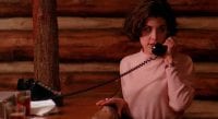 Audrey Horne uses the telephone in the great northern hotel