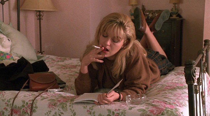 Laura Palmer with her secret diary in Twin Peaks: Fire Walk With Me