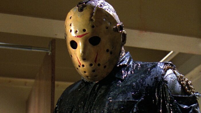 Jason Vorhees stands ominously
