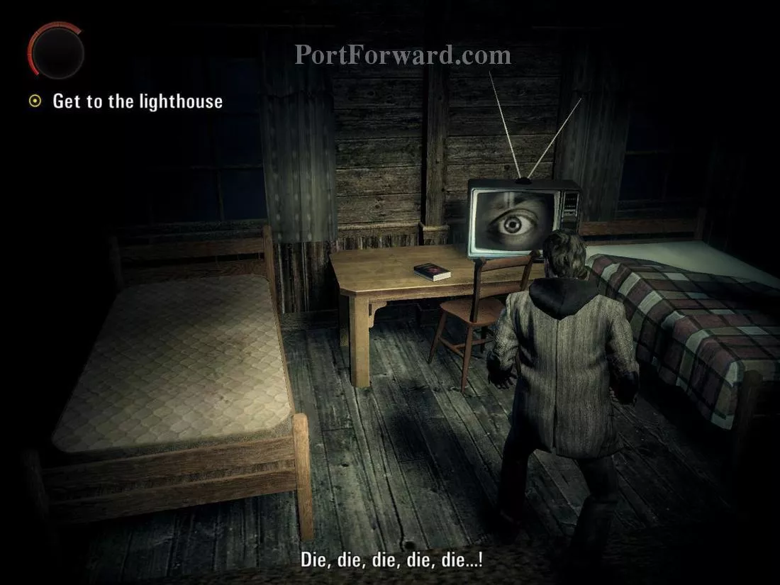 Mr Scratch on TV alan wake