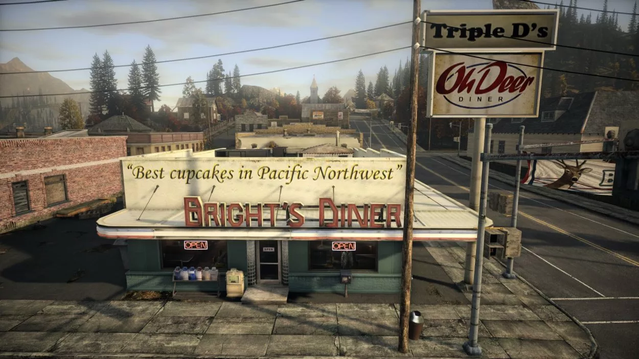 Oh Deer diner Alan Wake