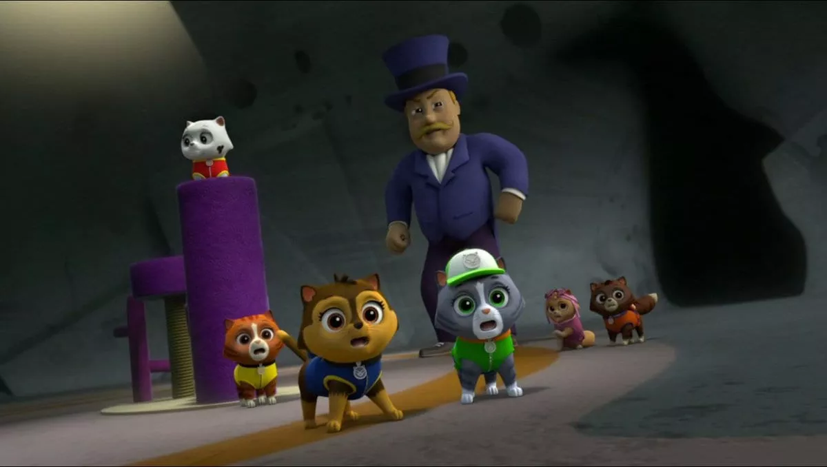 Humdinger and the kitten catastrophe crew head into a cave