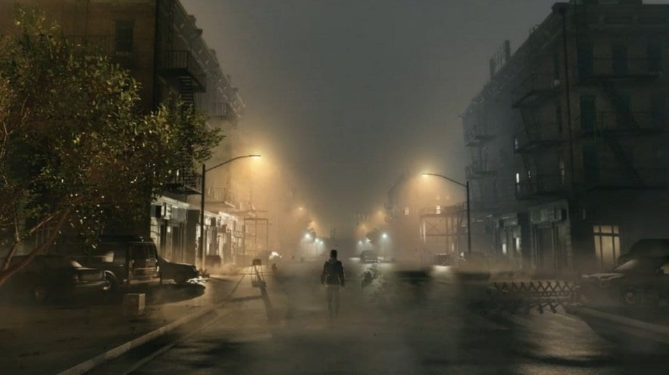 A scene from the cancelled game Silent Hills