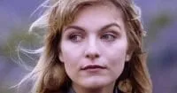 Laura Palmer looking solemn