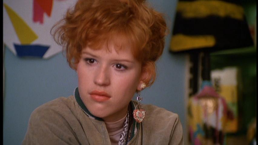 Molly Ringwald as Andie in Pretty in Pink.