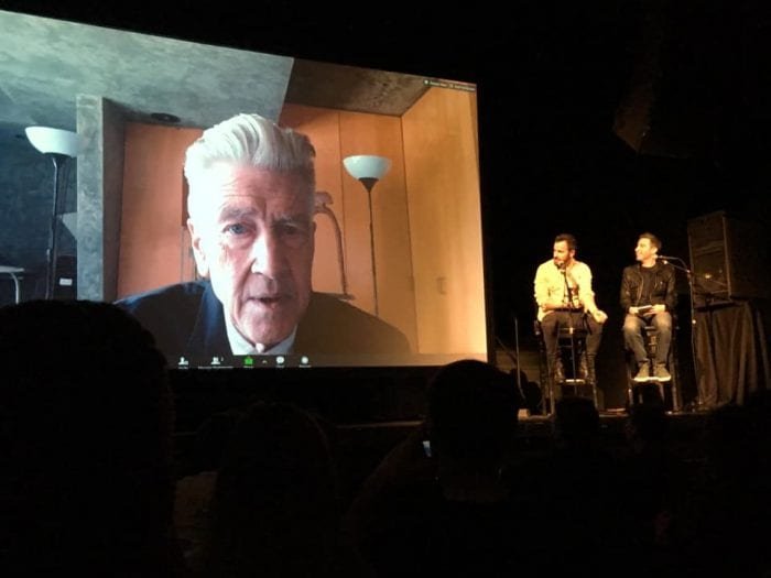 David Lynch panel with Justin Theroux and Jonathan Cohen