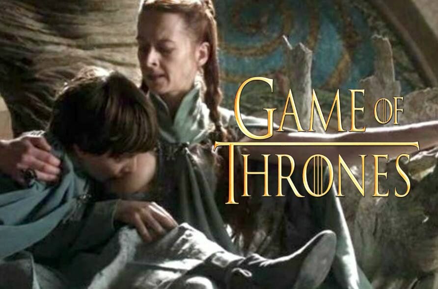 Robin Arryn breastfeeding in Game of Thrones