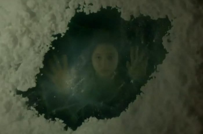 A child is trapped under ice in NOS4A2 Episode 2, "The Graveyard of What Might Be"