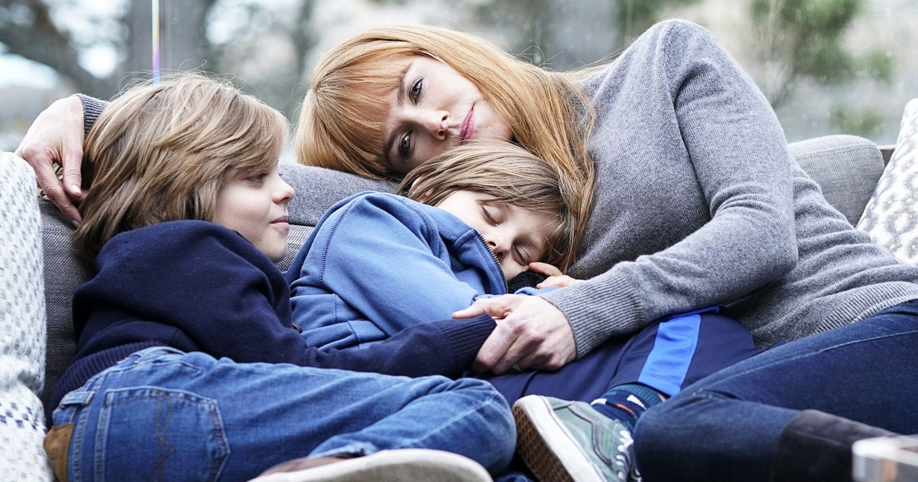 Max, Josh, and Celeste in a scene from episode two of Big Little Lies second season
