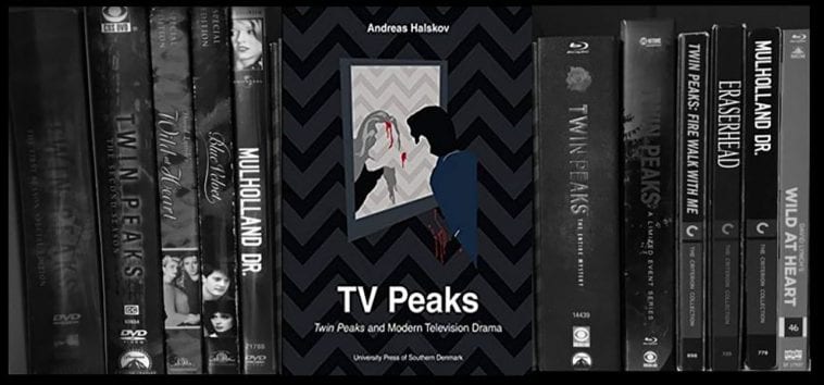 David Lynch movie collection (American) with Andreas Halsov's book in center